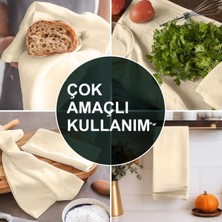 PremiumPort Çok Amaçlı Pamuk Hamur Mayalama ve Mutfak Örtüsü 70X70 cm