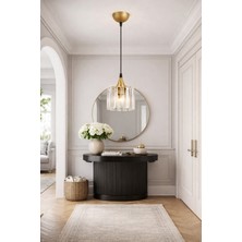 Esslight Azra Tekli Eskitme Sarkıt Kristal Taşlı Antre Hol Avize