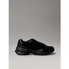 Calvin Klein Erkek %100 Deri Rahat Taban Ck Logolu Siyah Sneaker YM0YM01289-0GJ