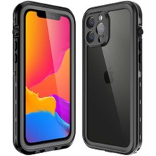Subutu iPhone 13 Pro Max Uyumlu 1-1 Su Geçirmez Kılıf-Siyah