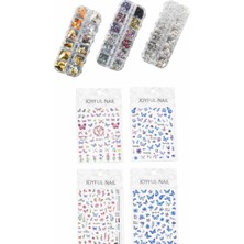 Fontenay Protez Tırnak Nail Art Süsleme Charm  Protez Tırnak Kalıcı Oje Süsleme Sticker