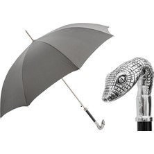 Pasotti Yılan Başlı Şemsiye Otomatik Açılır - %100 Polyester - Metal Sap Uzunluk: 95 Cm - Çap: 110 Cm