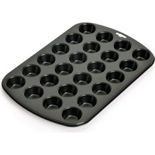 PremiumPort Mini Muffin Kalıp 24 Hazneli, 38X27 Cm, Pratik ve Kullanışlı Tasarım