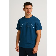 Playoff Spor T-Shirt Mavi