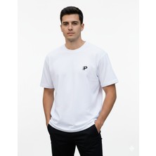 Playoff P T-Shirt Beyaz