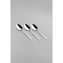 PremiumPort 12'li Milano Sade Çay Kaşık Takımı - Zarif ve Şık Tasarım