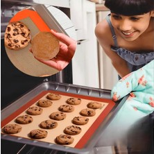 PremiumPort Esnek ve Kullanışlı Silikon Pişirme Matı 30X40, Kolay ve Pratik Kullanım Sağlar