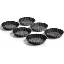 PremiumPort 6'lı Patisserie Tart Kalıbı Seti, Pratik ve Şık Mutfak Aksesuarları