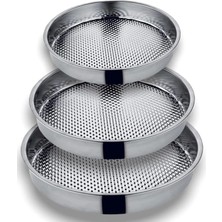 PremiumPort Çiğ Köfte Tepsisi ve Leğeni 3'lü Set 39-42-44 Cm, Şık ve Kullanışlı Ürün