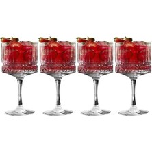 PremiumPort Çok Amaçlı Sunumluk ve Kokteyl Bardağı 4'lü Set, 500 cc