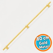 Nzb Metal Kulp 800 mm Tırtıklı Desen Mobilya Çekmece Mutfak Dolabı Dolap Kulpları Kulbu Altın Gold