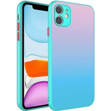 Subutu iPhone 11 Kılıf Kamera Korumalı Renkli Temperli Sbt X-Cam KAPAK-NO11
