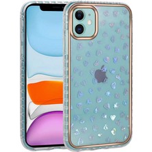 Subutu iPhone 11 Kılıf Desenli Parlayan Transparan Sbt Avva KAPAK-NO10