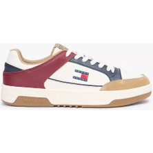 Tommy Hilfiger Erkek Kalın Topuk Desenli Bağlamalı Rahat Kalıp Çok Renkli Sneaker EM0EM01660-0GY