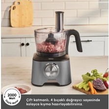 Allians Çok Fonksiyonlu 10'lu Mutfak Robotu, 2000W Güçlü Motor ile Performans