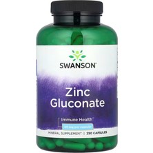 Swanson Zinc Gluconate (Özelsporcugıdaların'dan !!) 50MG 250 Capsul.