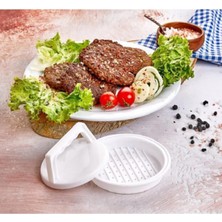 PremiumPort Pratik Hamburger ve Köfte Kalıbı, Evde Lezzetli Yemekler Için