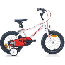 Carraro Red Eagle 14 Jant Beyaz Kırmızı Çocuk Bisikleti