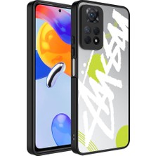 Xiaomi Redmi Note 12 Pro 4g Kılıf Aynalı Desenli Kamera Korumalı Parlak Sbt Mirror Kapak-Yazı