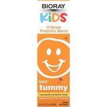 Bioray Kids Ndf Tummy (Özelsporcugıdaların'dan !!) 11-Strain Probiotic Blend  (60 Ml).abd Menşei.