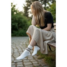 Anemon Socks Pamuklu Bayan Leopar Desenli Çorap 12 Çift