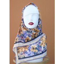 Sinem Monalisa El Dikişli Soft Pamuk Eşarp Mor