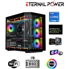 Eternal Power BaldurX2 Intel i9 14900K RTX4060Ti Gaming Pc 16GB DDR5 1TB M.2 SSD B760M Wifi 750W Sıvı Soğutma Oyuncu OEM Sistem