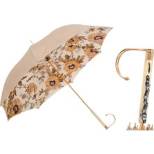 Pasotti Şemsiye Girasoli Manuel Açma - %100 Polyester - Taşlı Sap Uzunluk: 93 cm - Çap: 102 cm