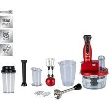 Allians Cam Hazneli Powelix Ultra Keskin 4'lü Bıçaklı 1500W Blender Seti