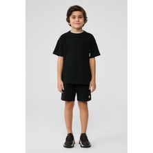 Bg Store Erkek Çocuk Siyah Tshirt