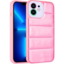 Subutu iPhone 11 Kılıf Kamera Korumalı Airbagli Renkli Sbt Seksek Kapak-Pembe