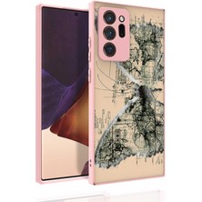 Galaxy Note 20 Ultra Kılıf Desenli Kamera Korumalı Parlak Sbt Nora Kapak-No4