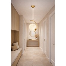 Esslight Flora Tekli Eskitme Sarkıt 3 Boyutlu Başlık Antre Hol Avize