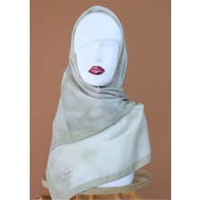 Sinem Picasso Hibrit Dijital Kristal Eşarp Çağla Yeşili