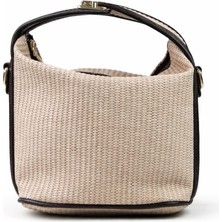 Tandi Bags Holly Bej Hasır El ve Çapraz Çanta Hafif ve Şık Tasarım