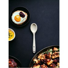 PremiumPort Isıya Dayanıklı Yanmaz Silikon Kısa Derin Kaşık 20 cm