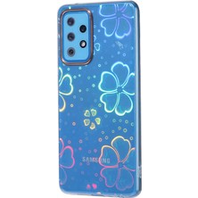 Galaxy A72 Kılıf Sbt Sidney Desenli Sert Kapak-Flower No3