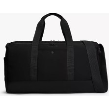 Tommy Hilfiger Erkek El Geçme Fermuar Kapama Deri Siyah Seyahat Çantası AM0AM14070-BDS