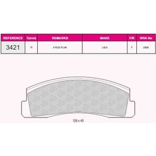 Rcr Ön Fren Balatası Lada Nıva