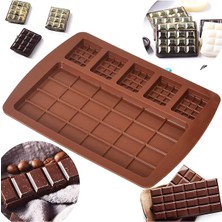 PremiumPort Çikolata Kalıbı, Mini ve Büyük Tablet, Silikon, Lezzetli ve Pratik Kullanım