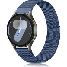 Dexmon Samsung Galaxy Watch 4/5/6/7/fe/40/44 Classic 42/43/46/47MM Uyumlu 20MM Metal Hasır Paslanmaz Kordon
