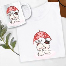 Zeepy Dizayn Sevgililer Gününe Özel Kupa ve Tişört Hediye Seti