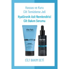 The Fair the fair. Hassas ve Kuru Cilt Temizleme Jeli ve Hiyalüronik Serum 30 ml