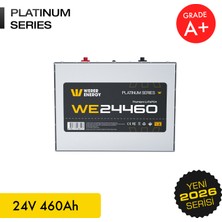 WERER ENERGY 24V 460Ah LiFePO4 Platinum Series Bluetooth'lu Lityum Demir Fosfat Akü