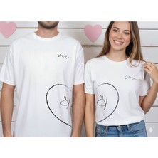 Zeepy Dizayn Sevgililer Gününe Özel Çiftler Için Tişört Seti