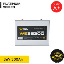 WERER ENERGY 36V 300Ah LiFePO4 Platinum Series Bluetooth'lu Lityum Demir Fosfat Akü
