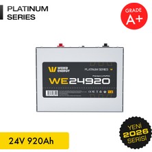WERER ENERGY 24V 920Ah LiFePO4 Platinum Series Bluetooth'lu Lityum Demir Fosfat Akü