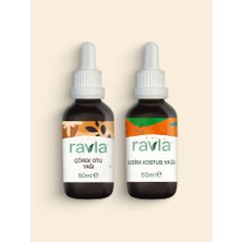 Ravla 2'li Ürün - Udim Kostus Yağı - 50ml / Çörekotu Yağı 50ml
