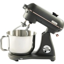 Allians Çift Başlıklı Elektrikli Mikser, Güçlü ve Pratik Gri-Gold Tasarım