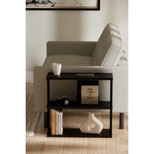 Solto Home SC3-11 Modern Metal Yan Sehpa | 3 Raflı Koltuk Yanı Sehpa, Minimalist Çok Amaçlı Raf